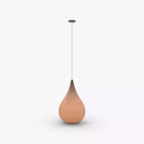 1505 - Hanging Lamp Low-poly 3D model