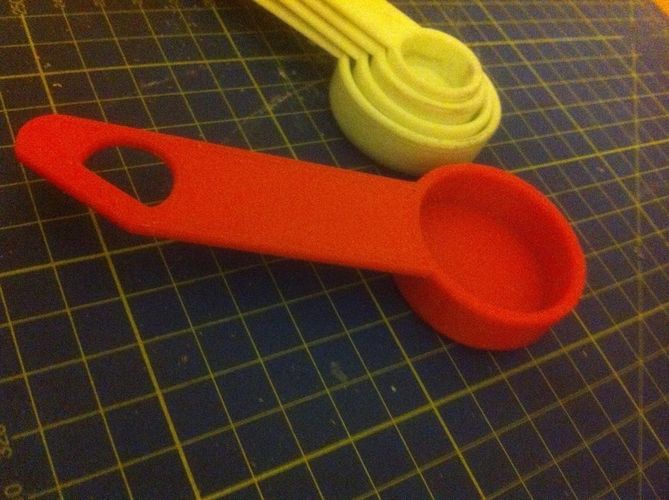 Measuring Spoon free 3D Model 3D printable .stl - CGTrader.com