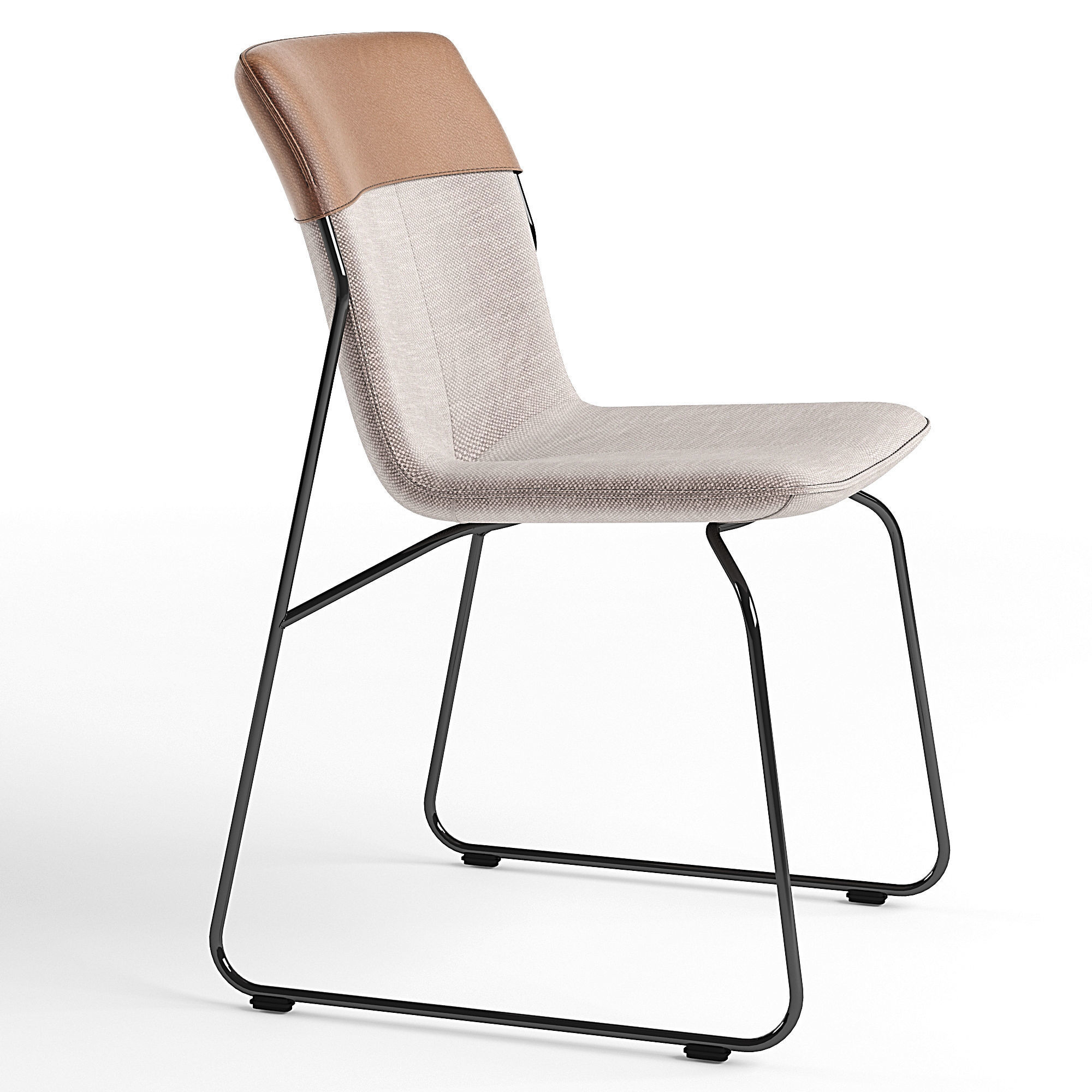 Ditte chairs Aurelio table 3D model_6