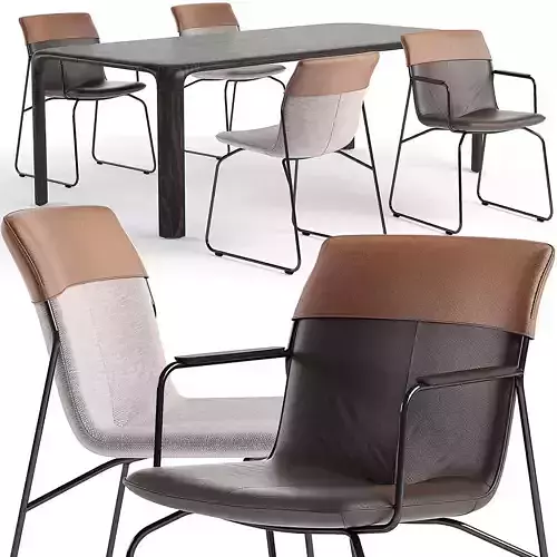 Ditte chairs Aurelio table