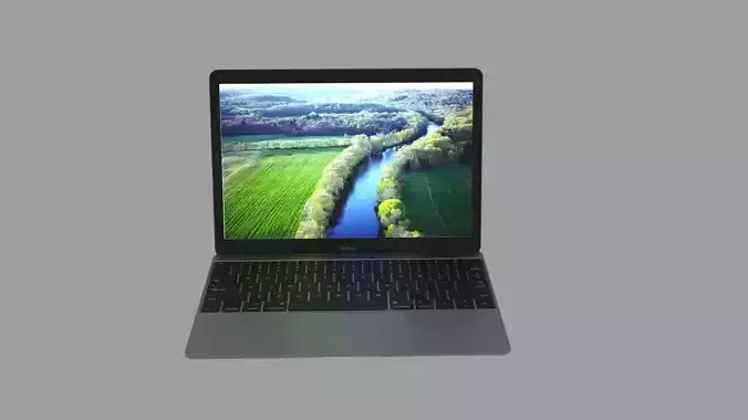Macbook laptop 3D model