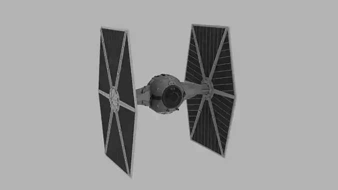 TIE fighter 3D model