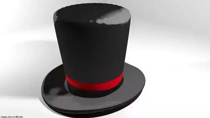 Hat - Tophat 3D model