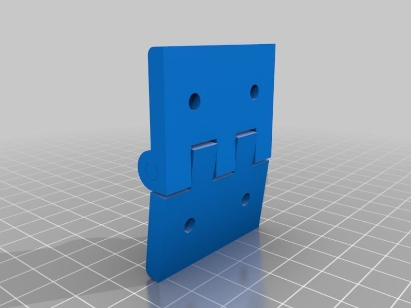 Door Hinge Free 3D print model_3