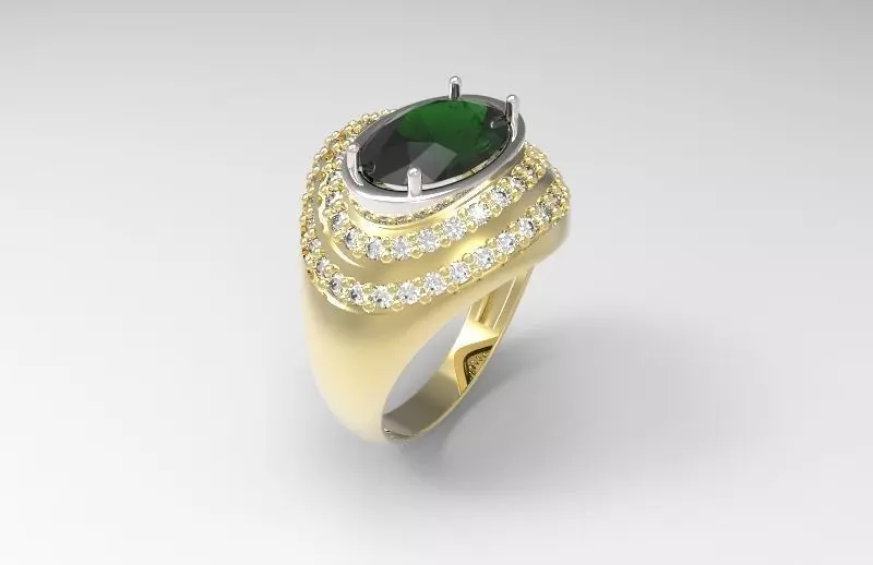 Brazilian Ring 3D print model