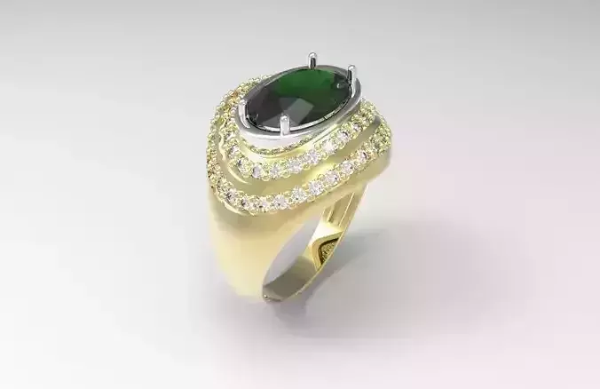Brazilian Ring 3D print model