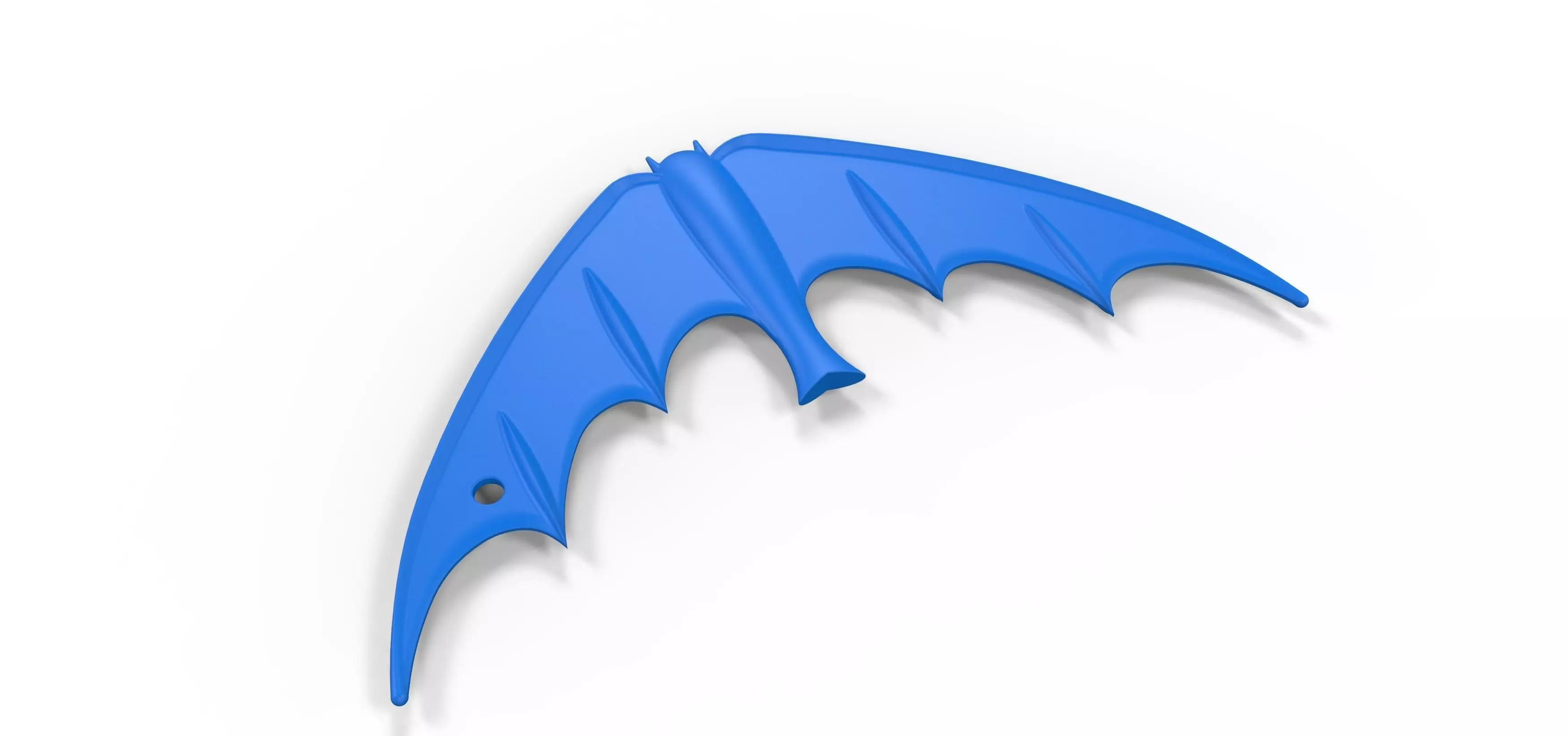 Bat Wing Throwing Blade 3D print model