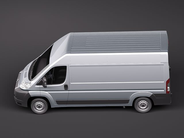fiat ducato 2008 lwb 3D model_2