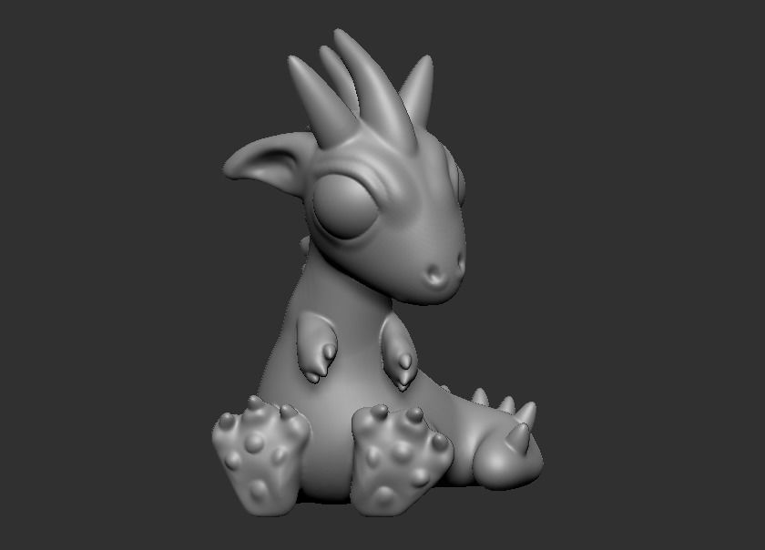 Baby Dragon 3D print model_4