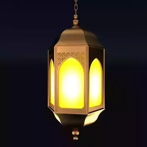 Arabian light fanoos  Free 3D model