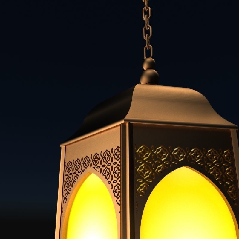 Arabian light fanoos  Free 3D model_1