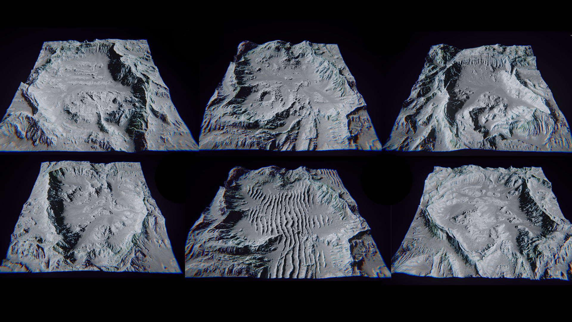 Moon Environment Pack - Unity 2017 Package Low-poly 3D model_2