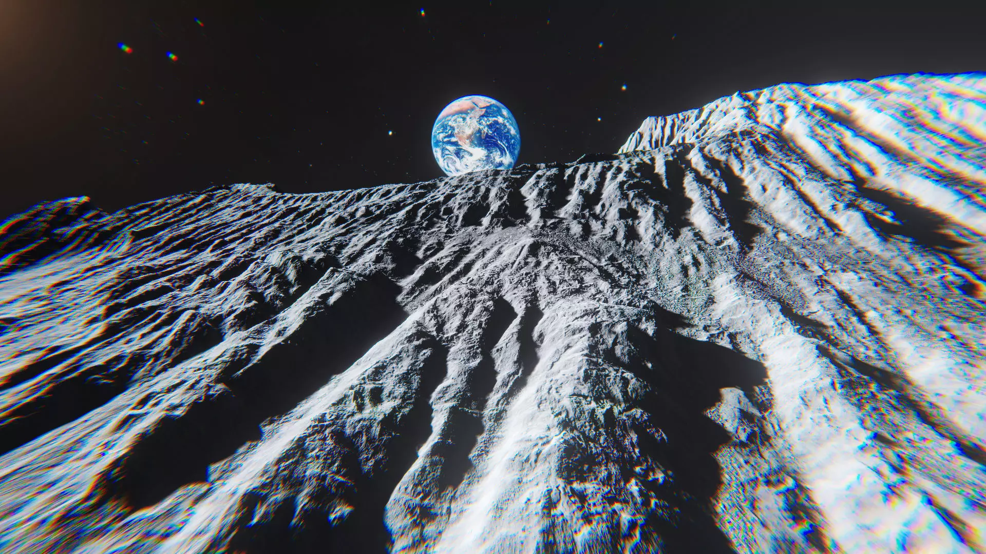 Moon Environment Pack - Unity 2017 Package Low-poly 3D model_0