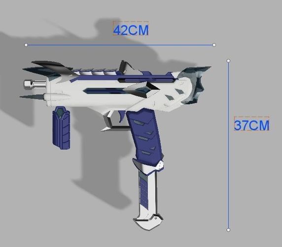 Sombra Rime Gun 3D print model