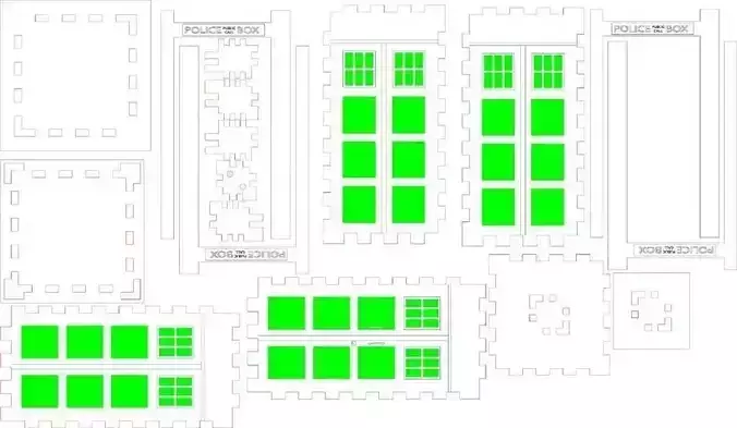 Tardis Christmas Tree Ornament