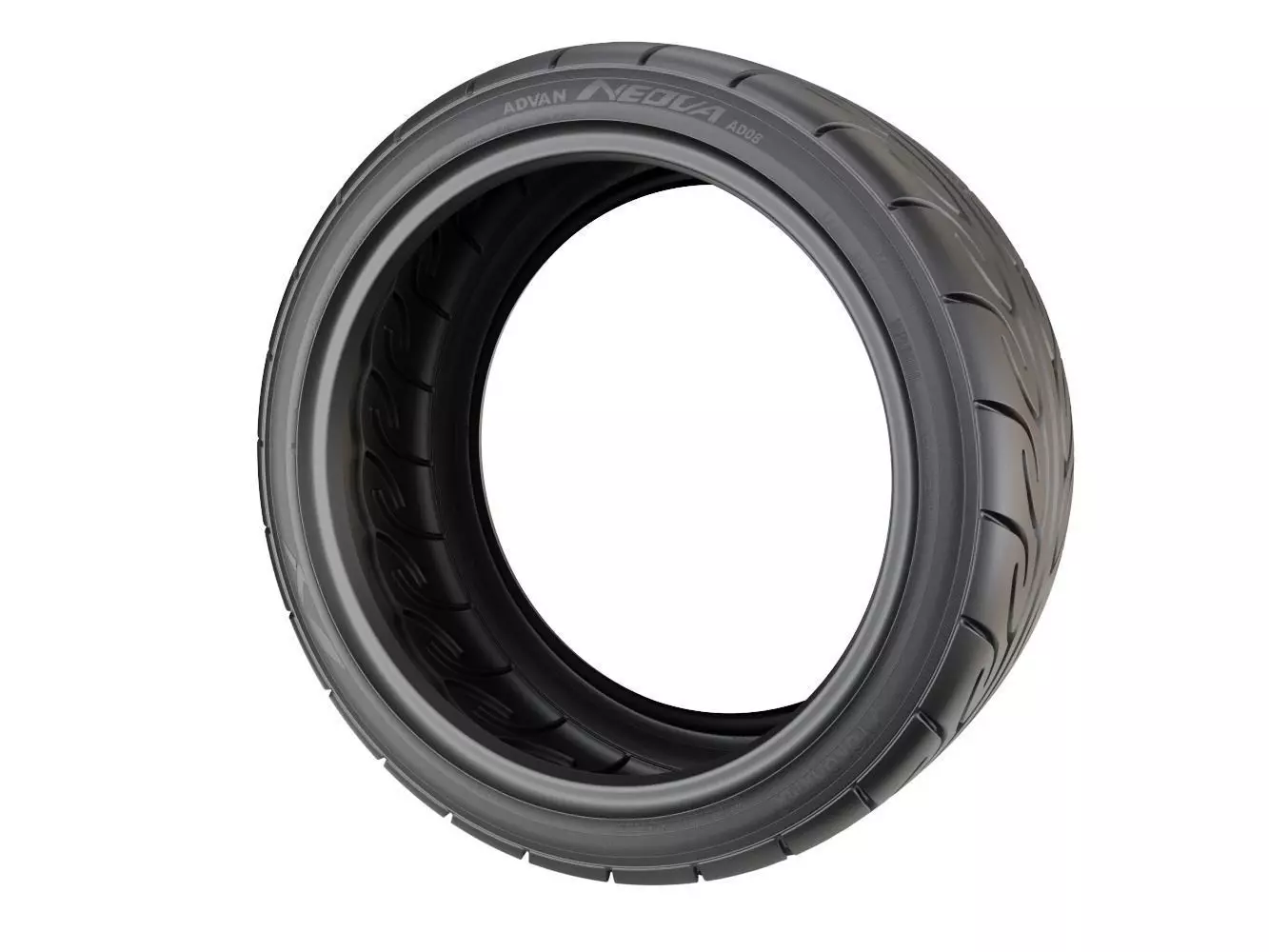 Yokohama Neova Performance Car Tyre 3D model
