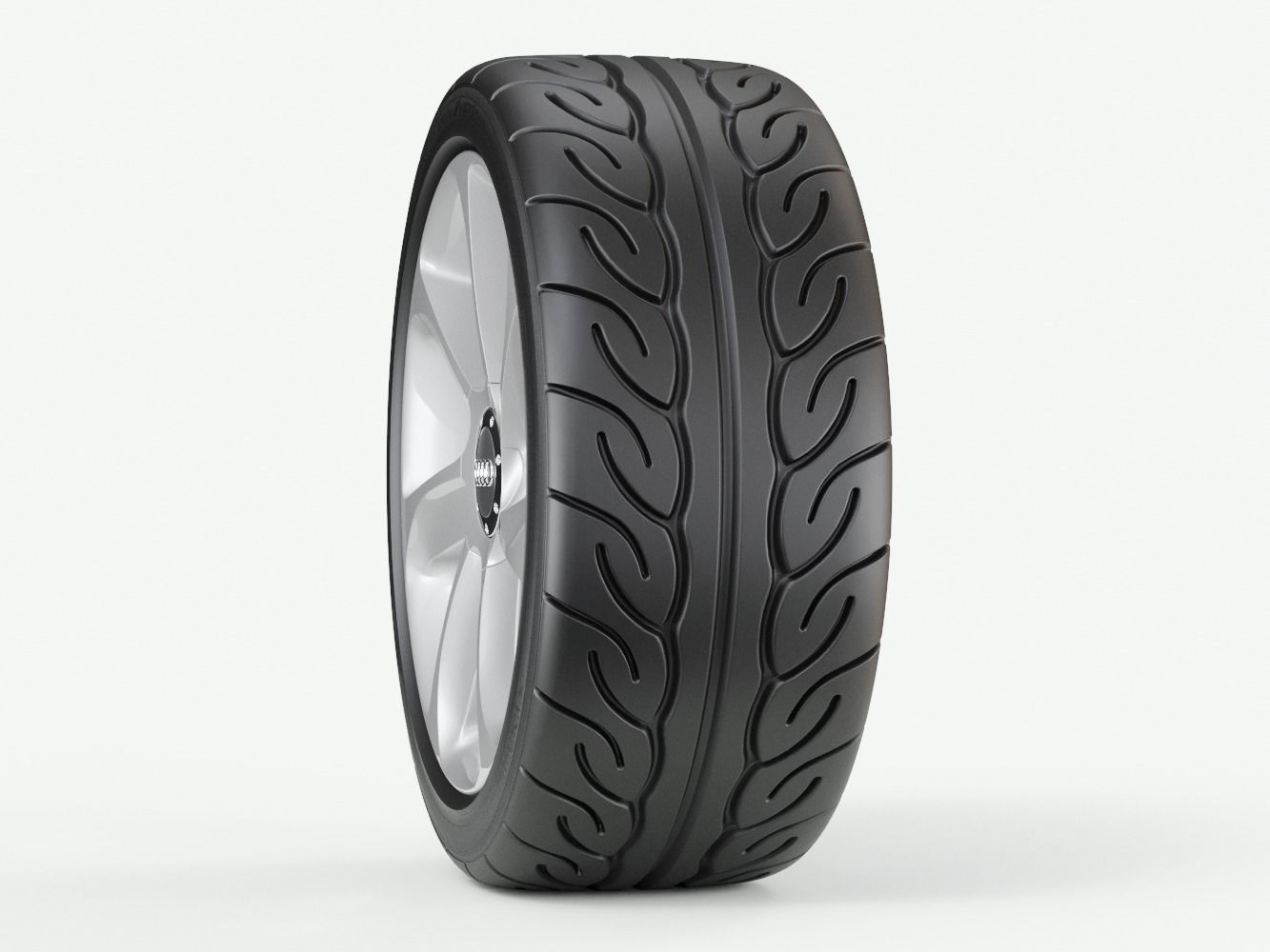 Performance Car Wheel 3D model_2