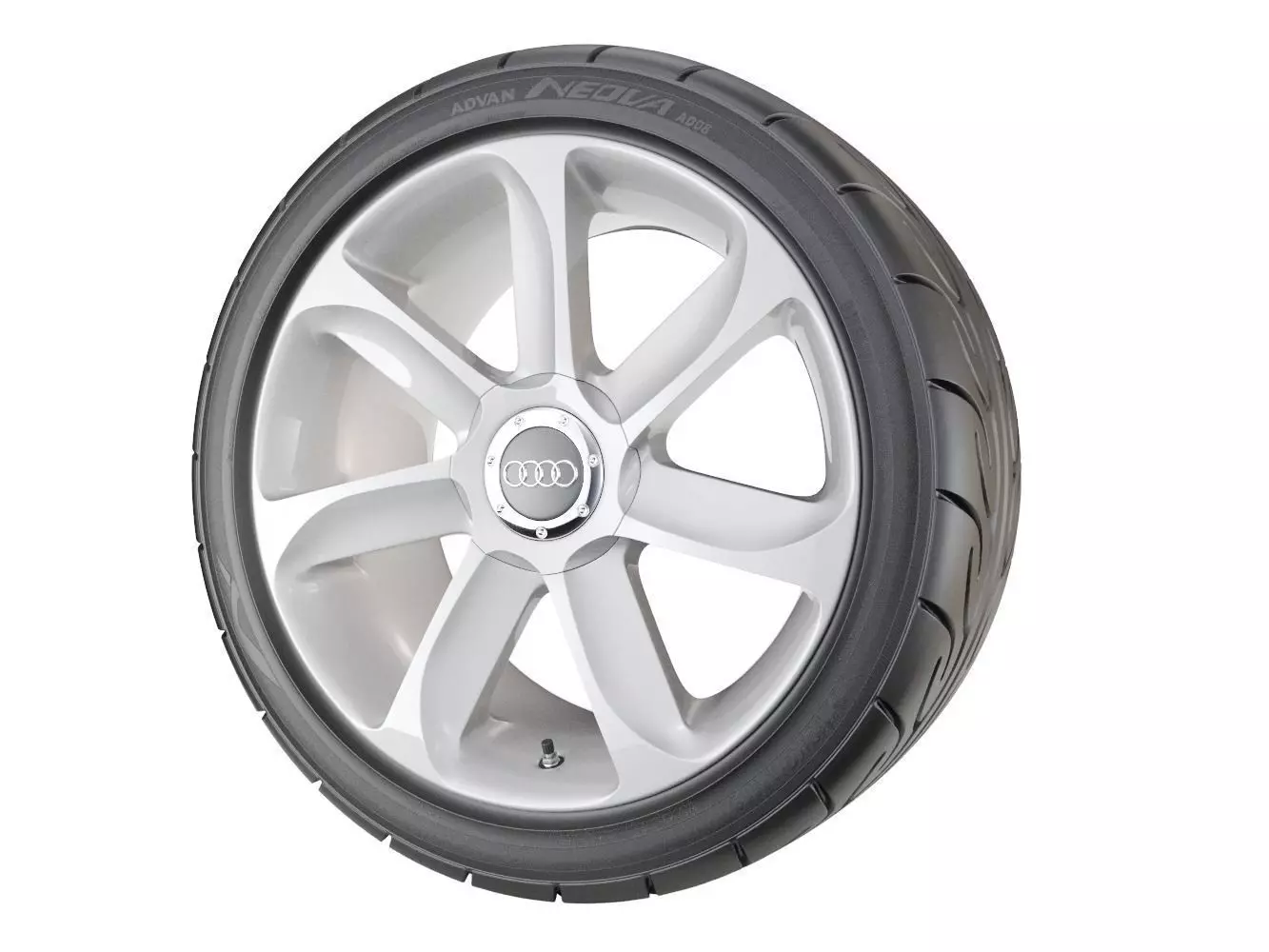 Performance Car Wheel 3D model_0
