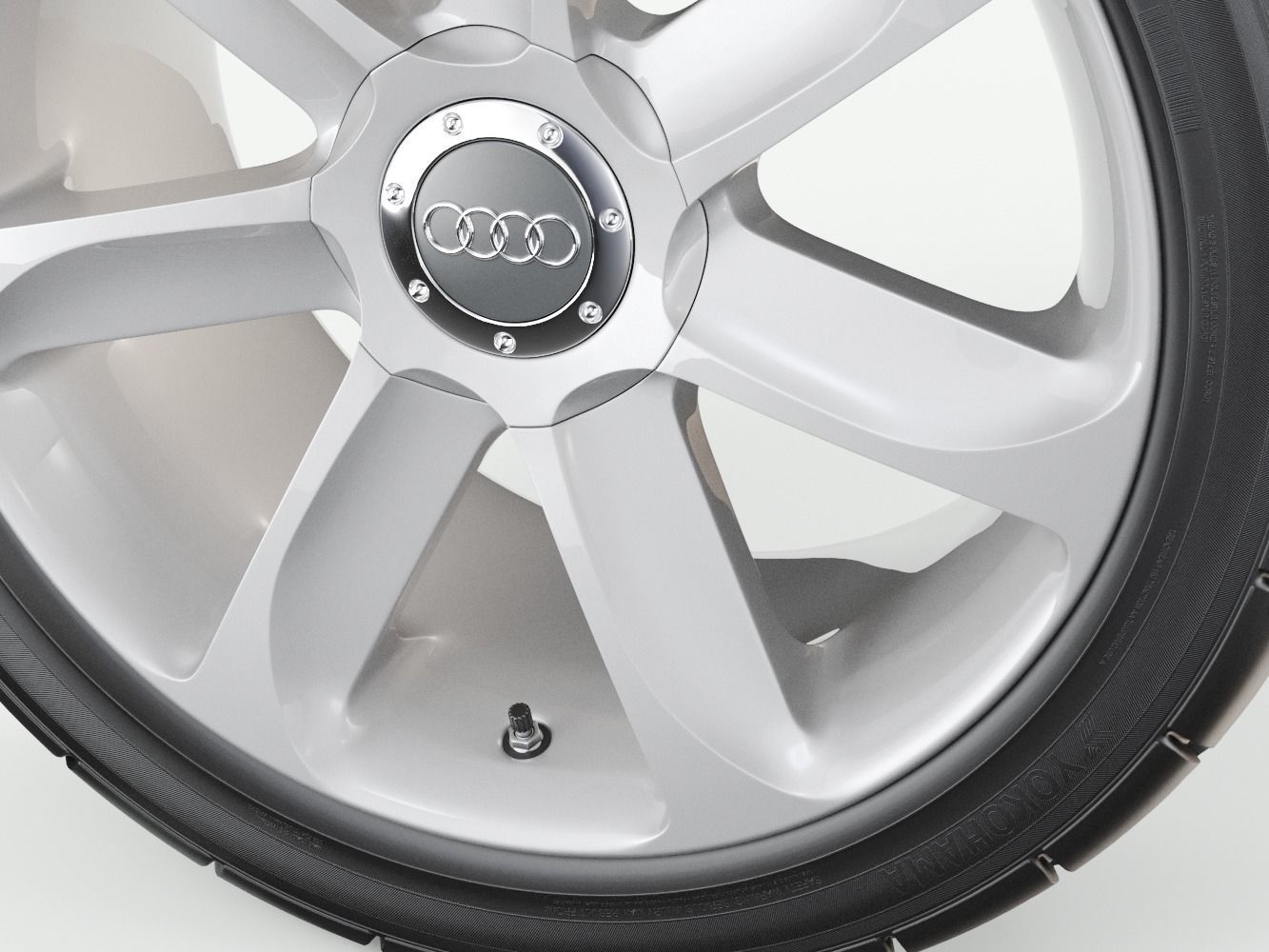 Performance Car Wheel 3D model_5