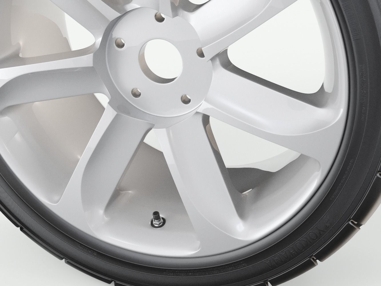 Performance Car Wheel 3D model_6