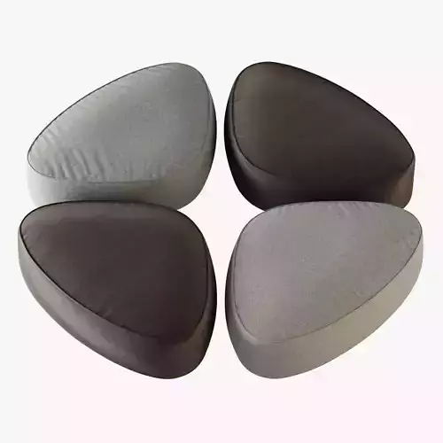 Pouf Andre 3D model