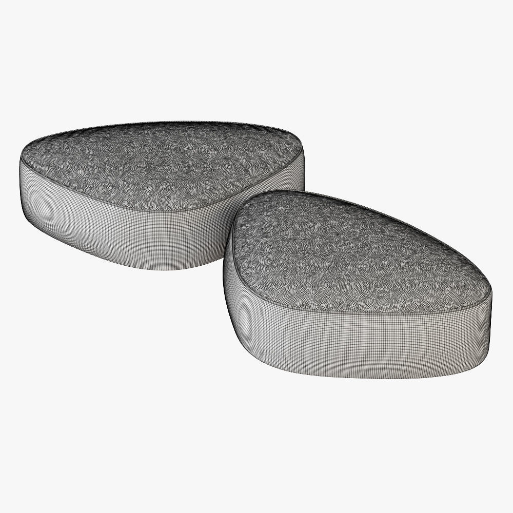 Pouf Andre 3D model_4