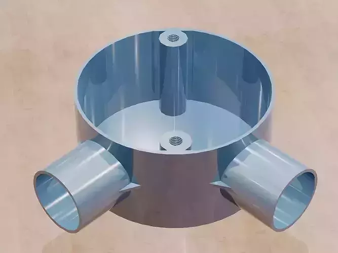 Angle conduit box -20mm 3D print model