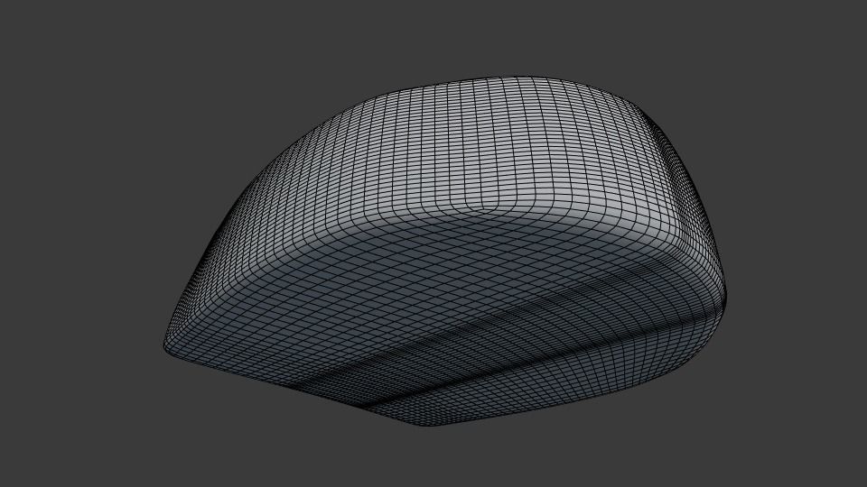 Modern Digital Alarm Clock Low-poly 3D model_9