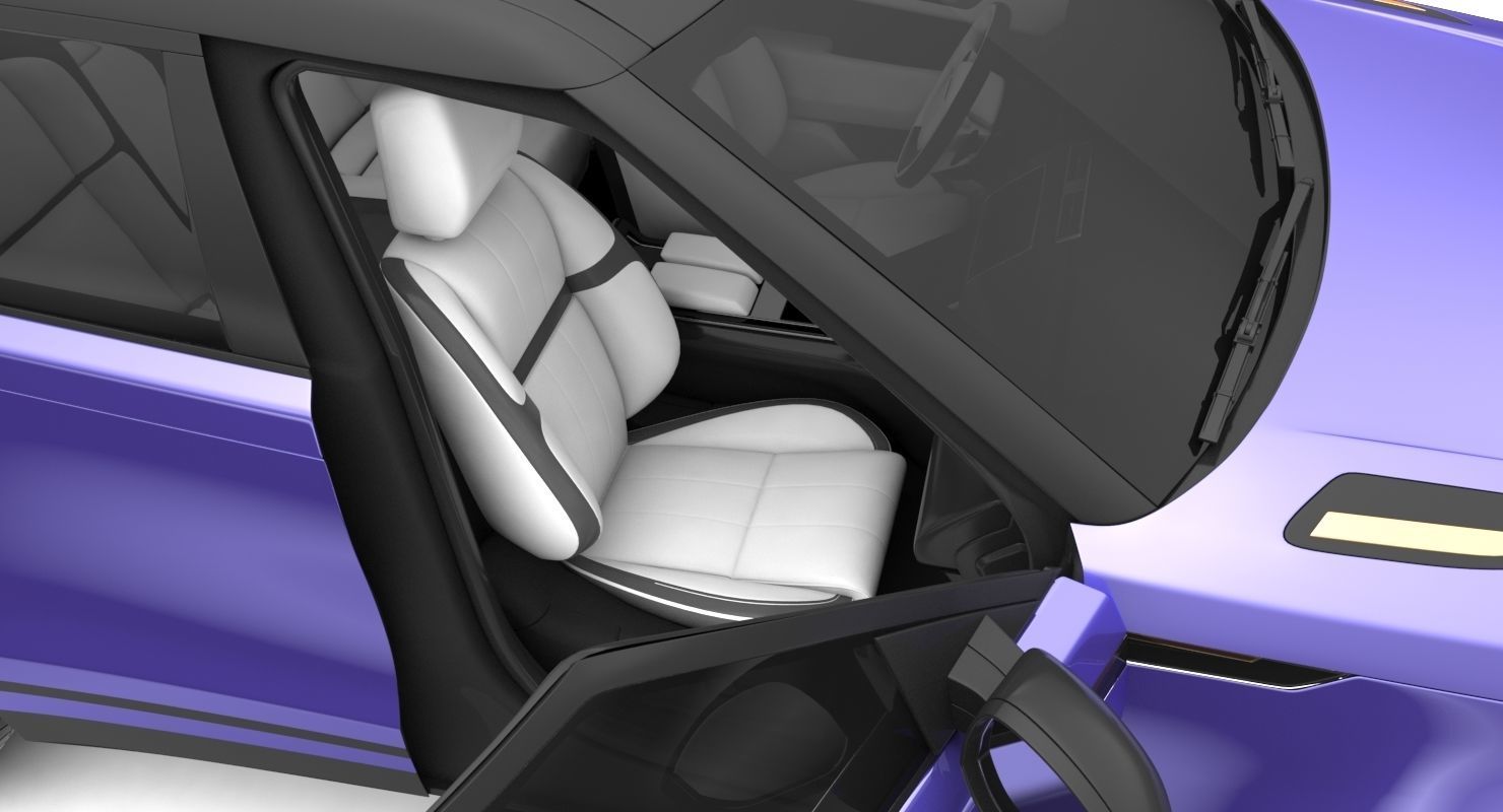 2018 Land Rover Range Rover Velar Byron Blue 3D model_20