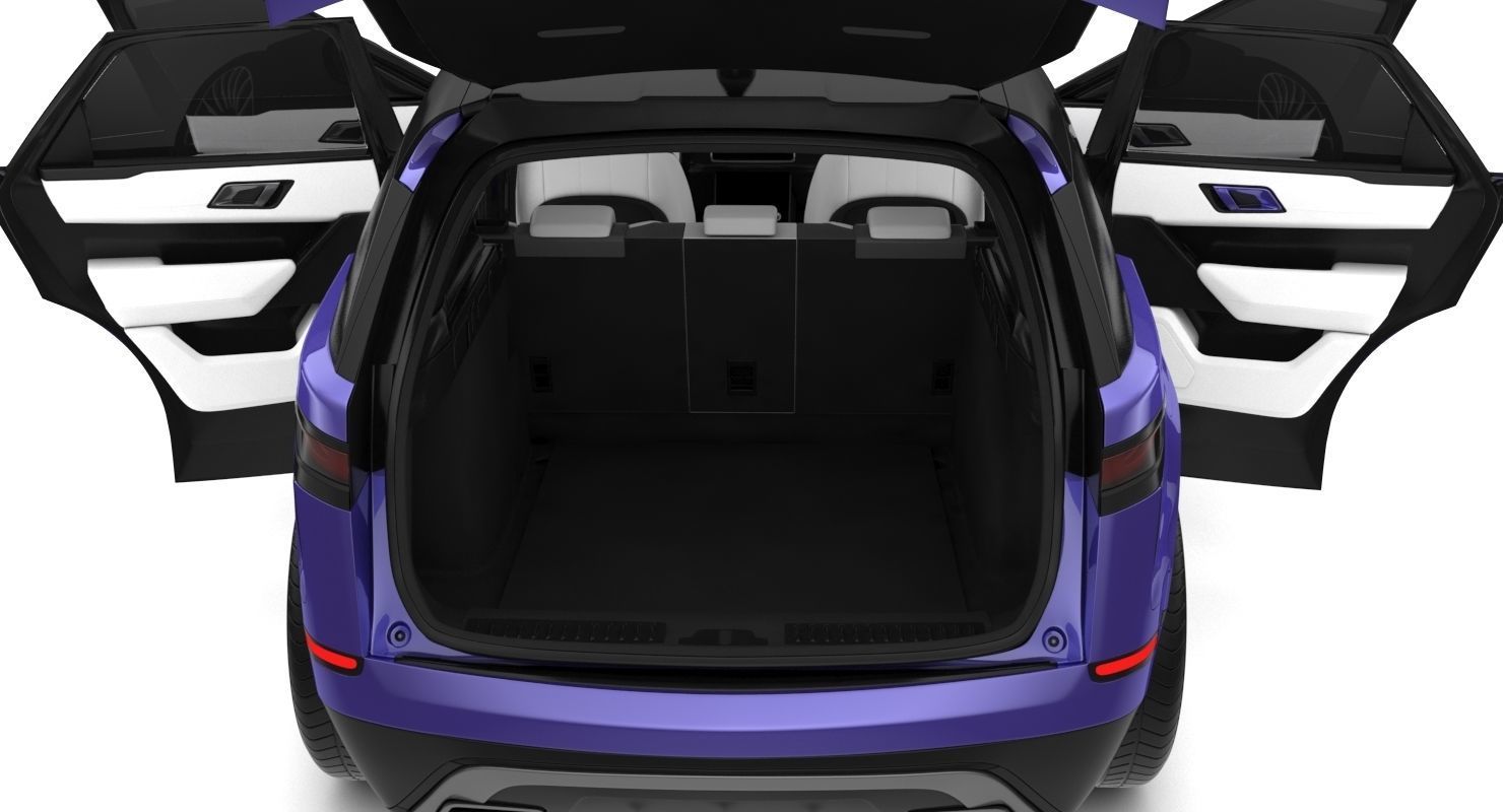 2018 Land Rover Range Rover Velar Byron Blue 3D model_16