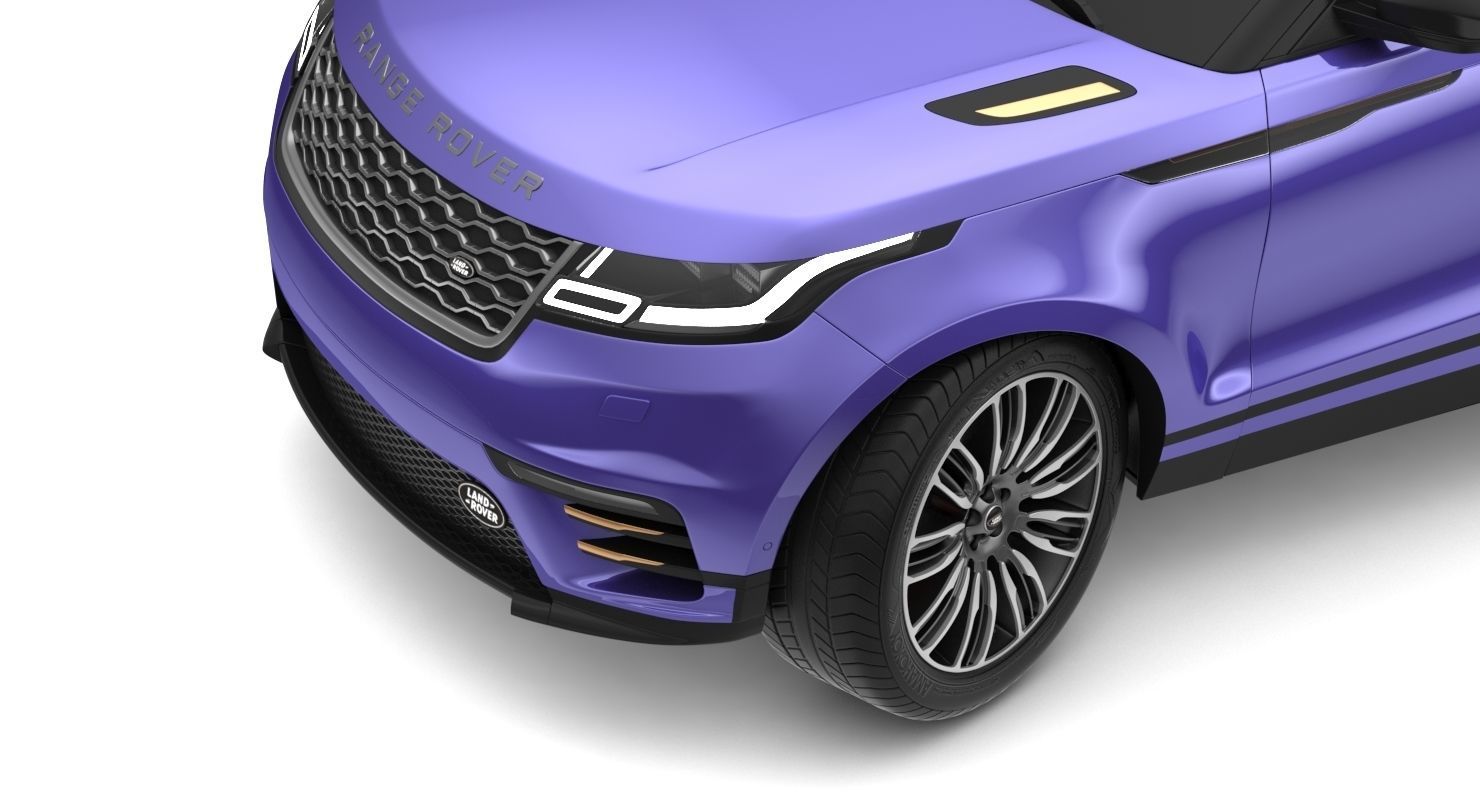 2018 Land Rover Range Rover Velar Byron Blue 3D model_9