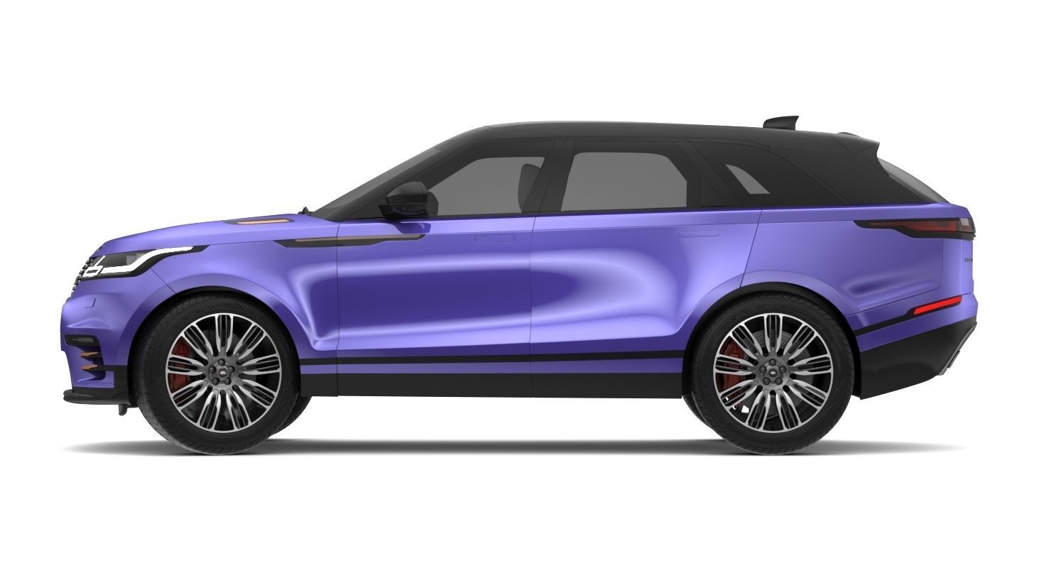 2018 Land Rover Range Rover Velar Byron Blue 3D model_3