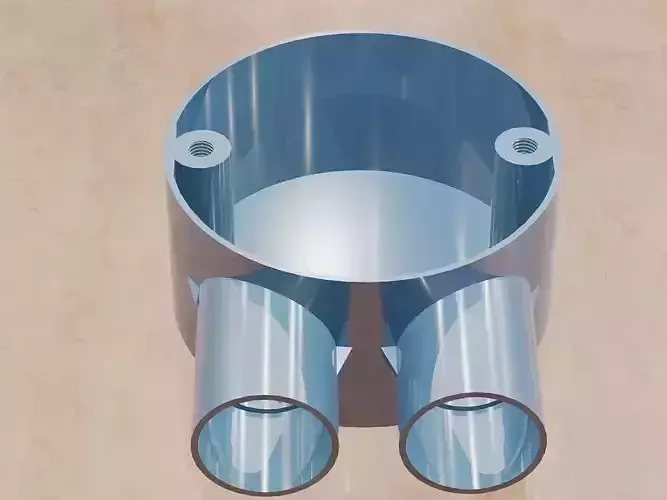 Branch Two Way- U Conduit  Box -20mm