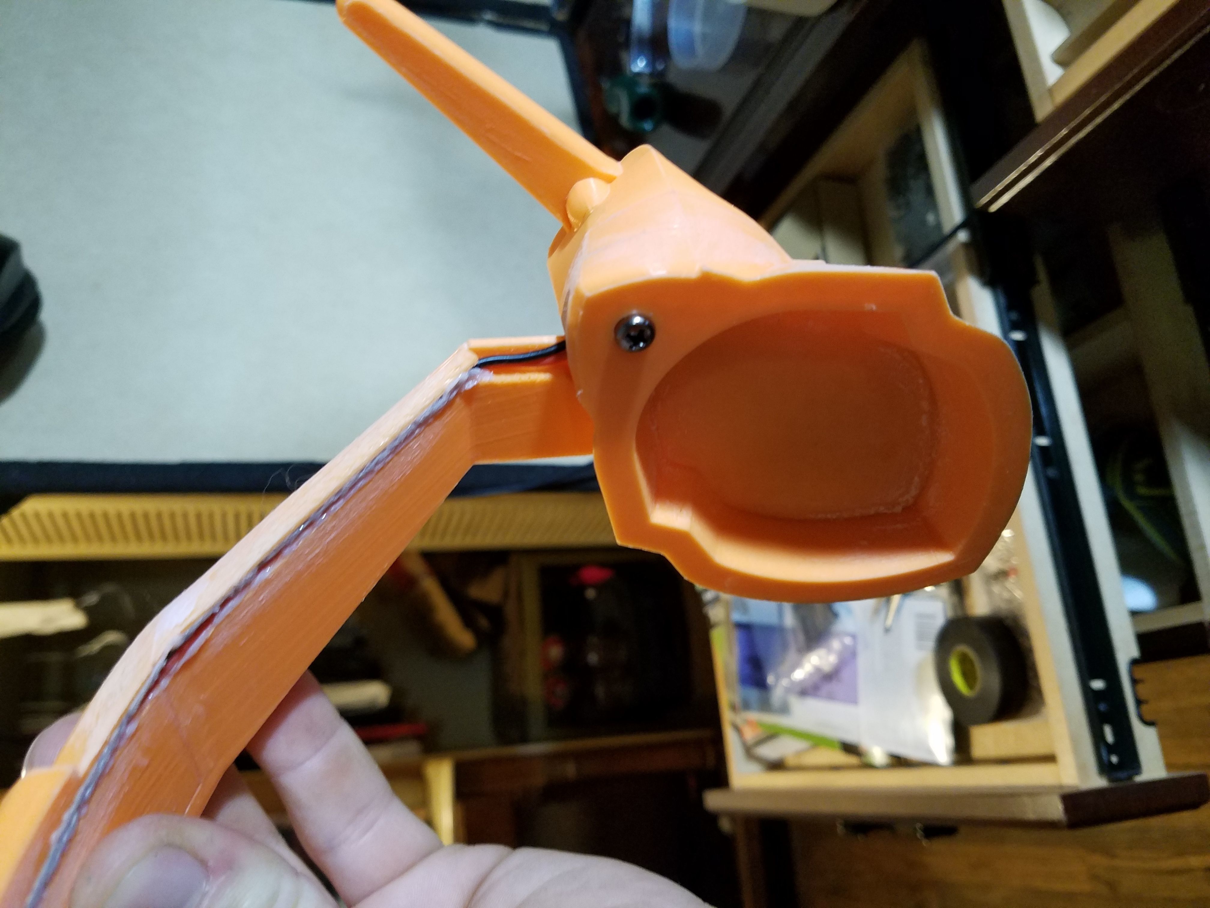 Dva LED Headset Cosplay Prop 3D print model_5