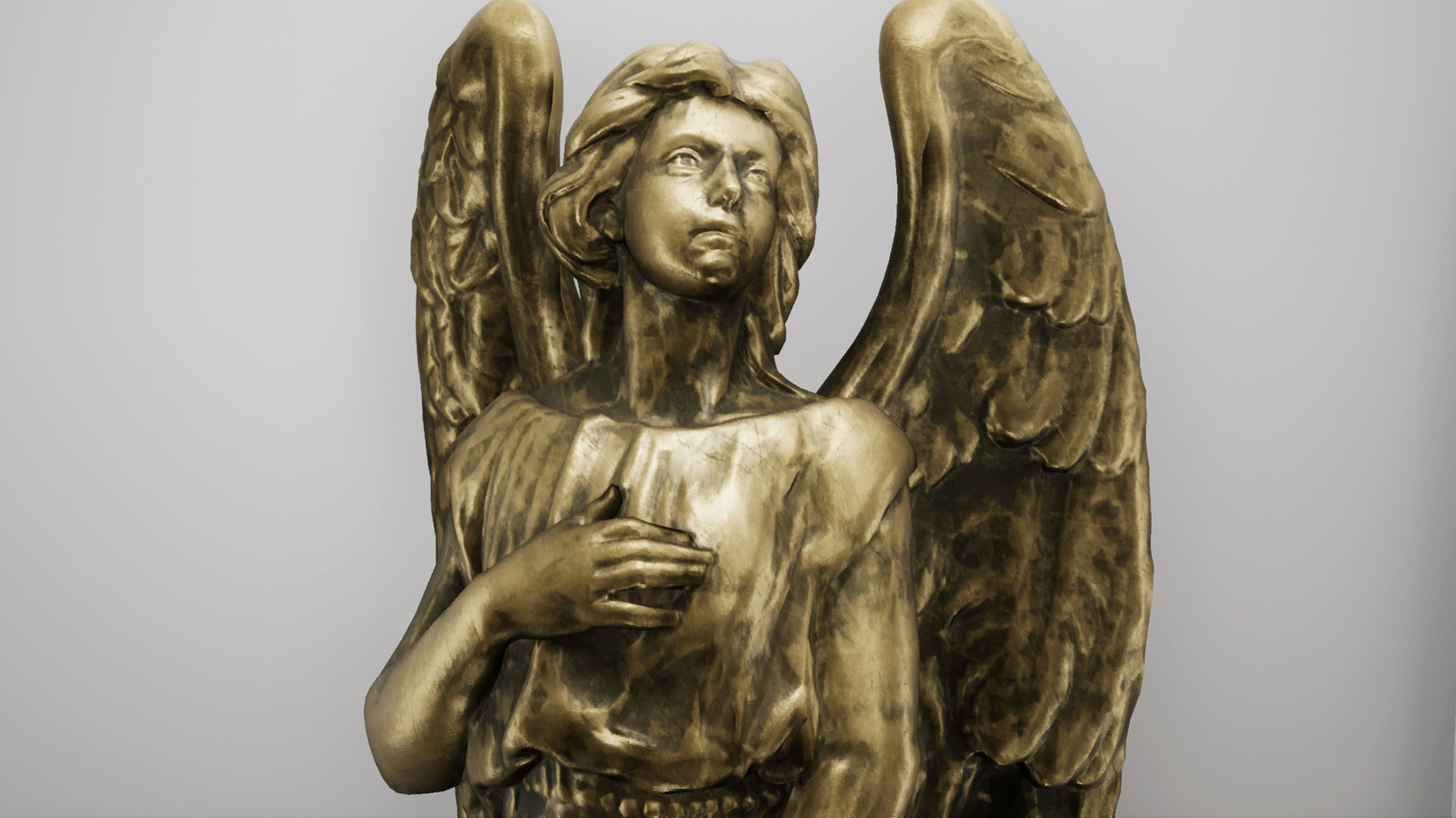 Detailed Greek Statues Low-poly 3D model_18