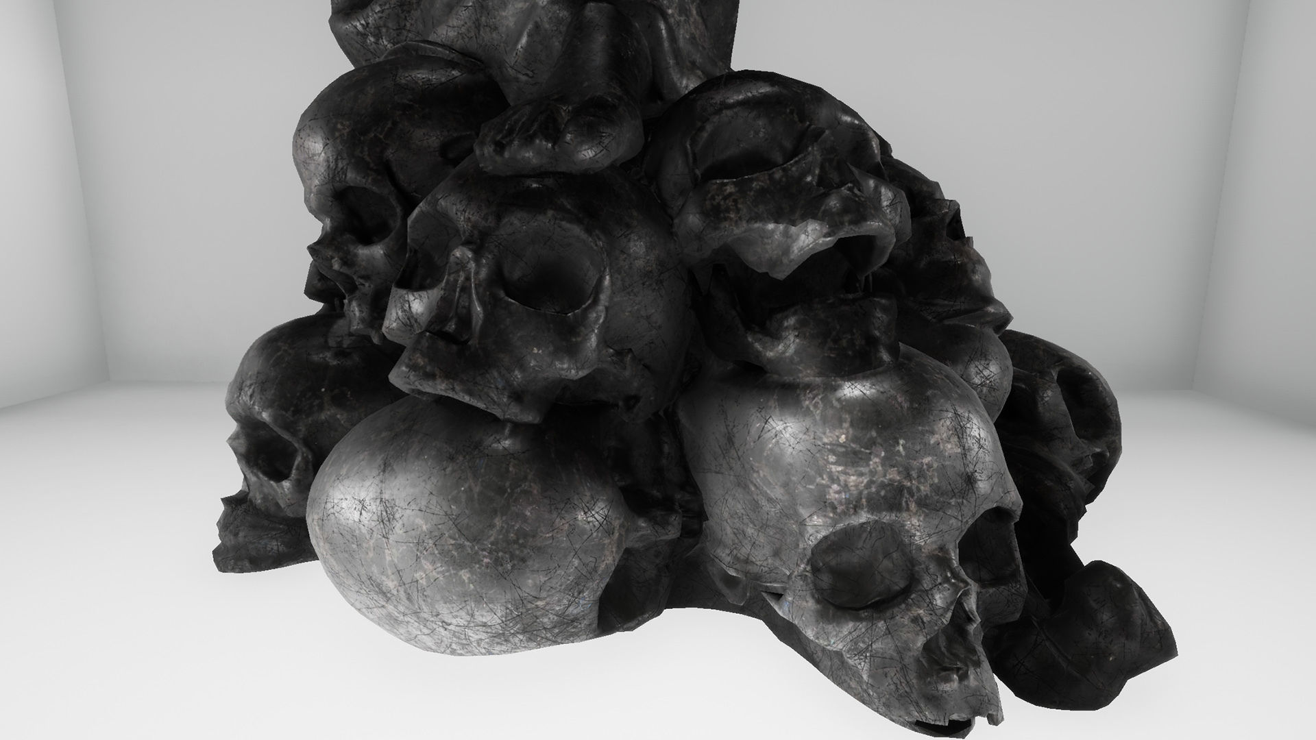 Detailed Greek Statues Low-poly 3D model_6