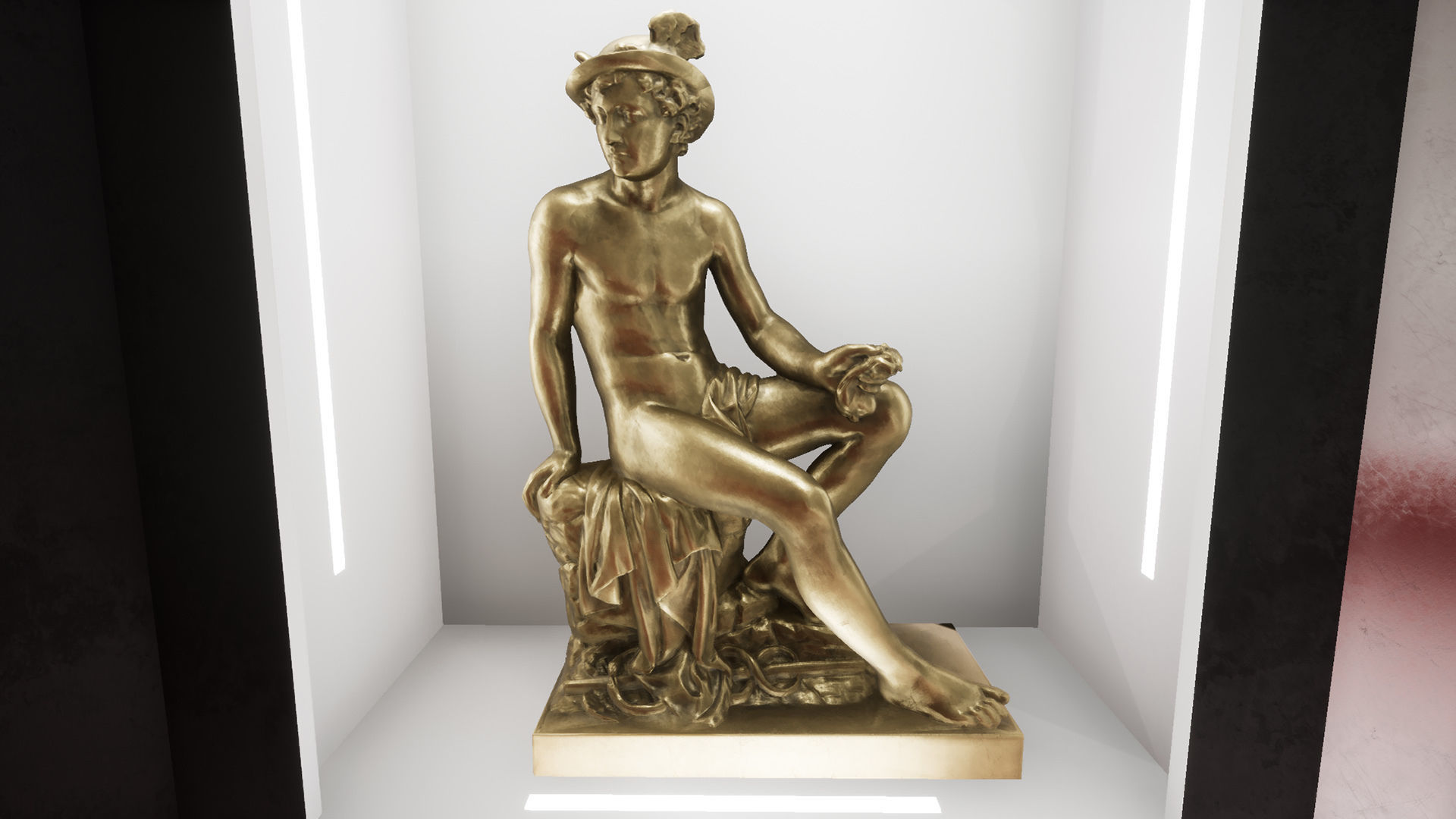 Detailed Greek Statues Low-poly 3D model_17