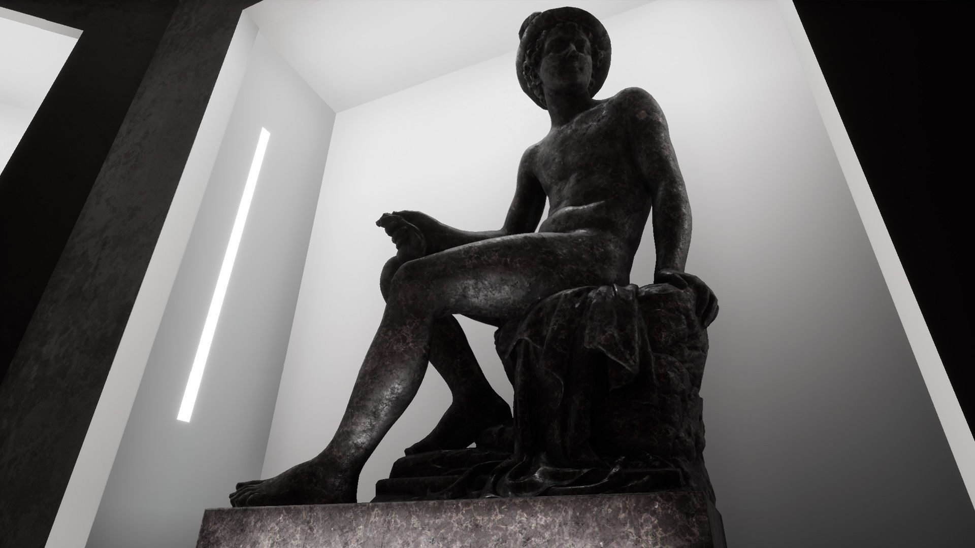 Detailed Greek Statues Low-poly 3D model_12