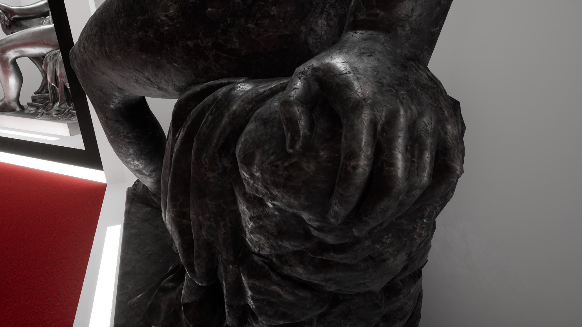 Detailed Greek Statues Low-poly 3D model_15
