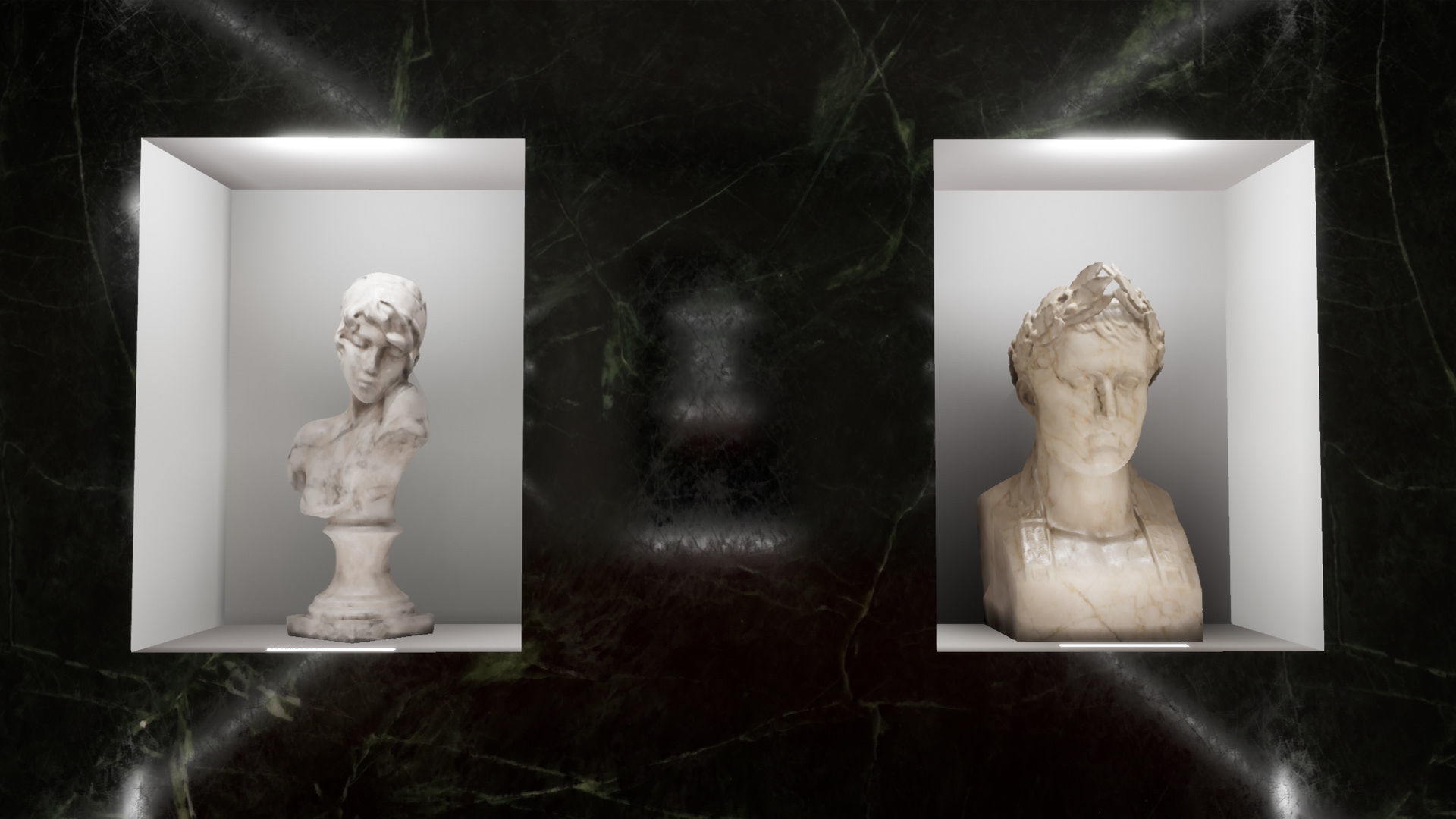 Detailed Greek Statues Low-poly 3D model_7