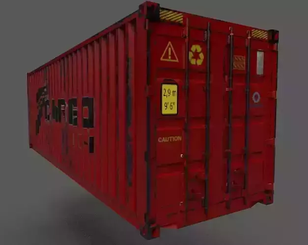Shipping container 3D model