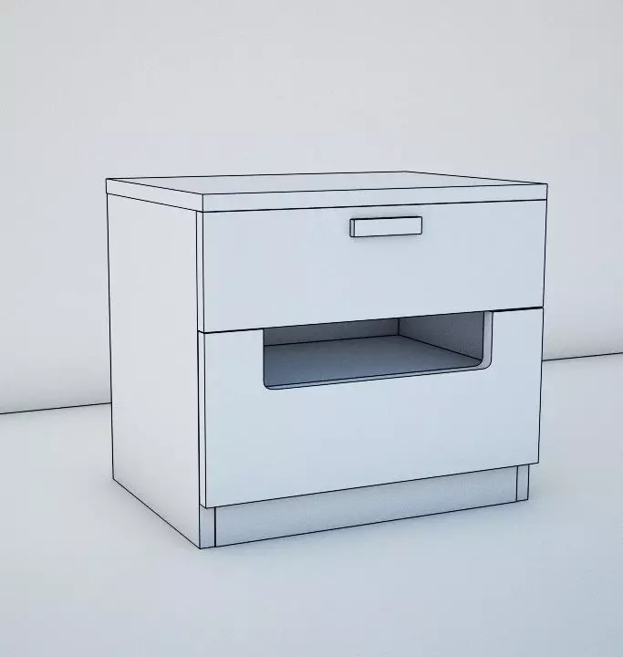 bed side table 3D model
