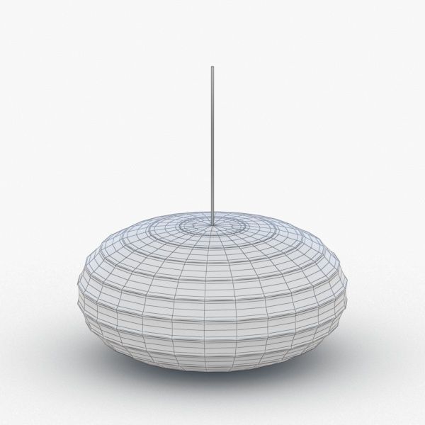 1514 - Hanging Lamp Low-poly 3D model_1