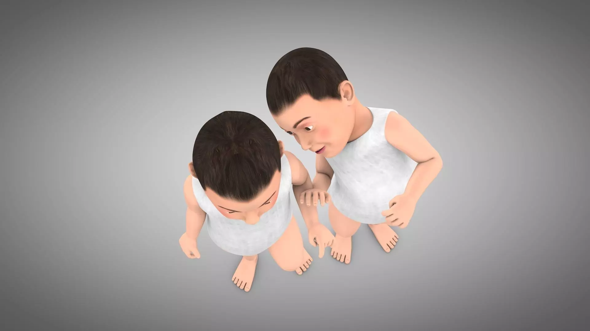 3D model Baby Rigged VR / AR / low-poly rigged | CGTrader