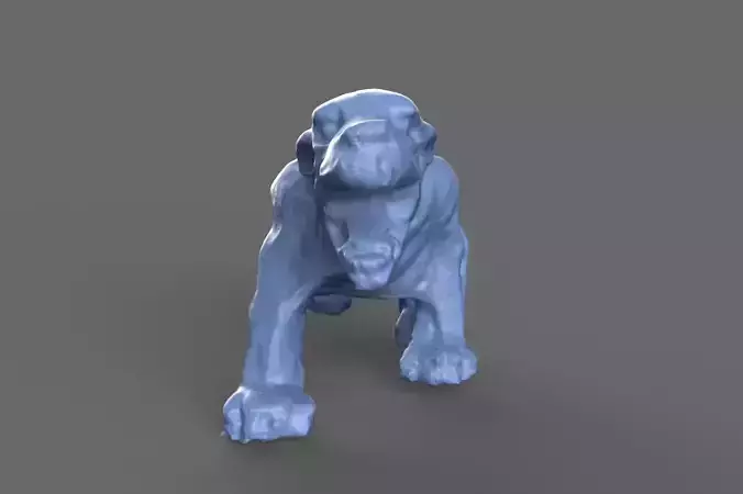 Zombie Dog Miniature 1 3D model