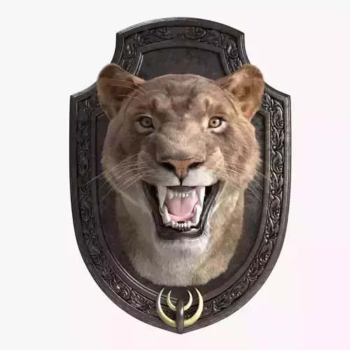 LIon Trophy 3D model