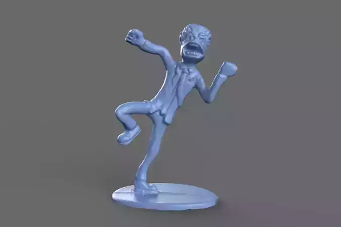 Zombie Running Miniature