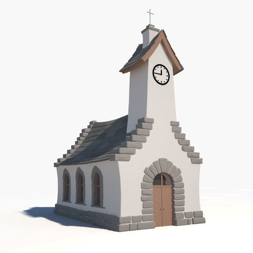 Church Cartoon 3D model