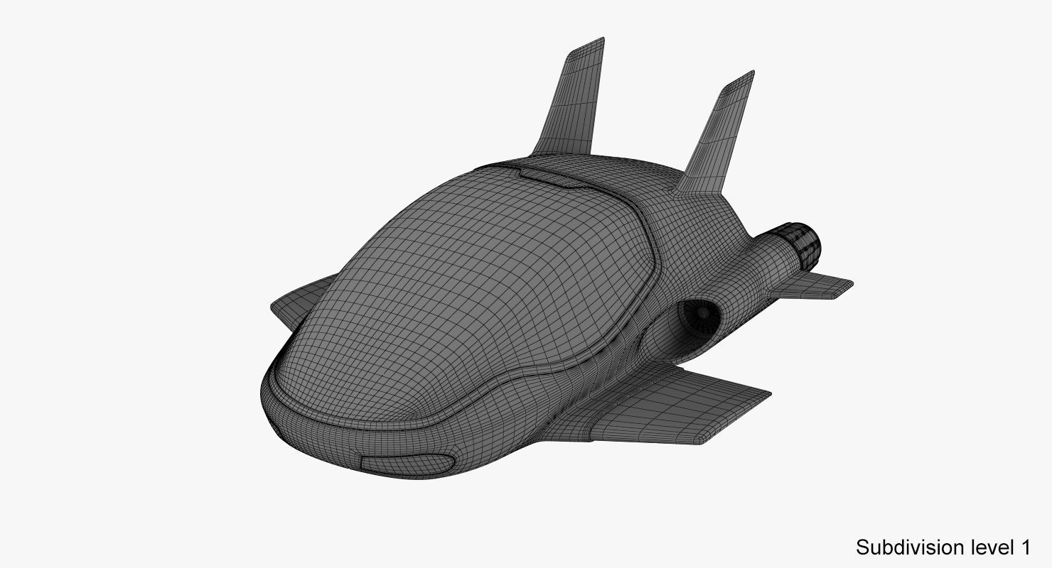 Hover car concept 3D model_15