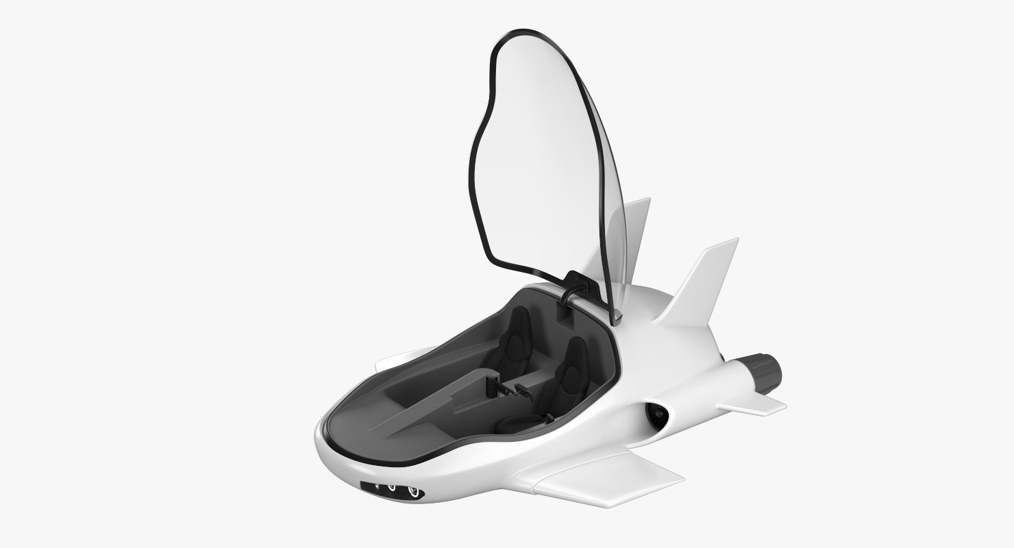 Hover car concept 3D model_11